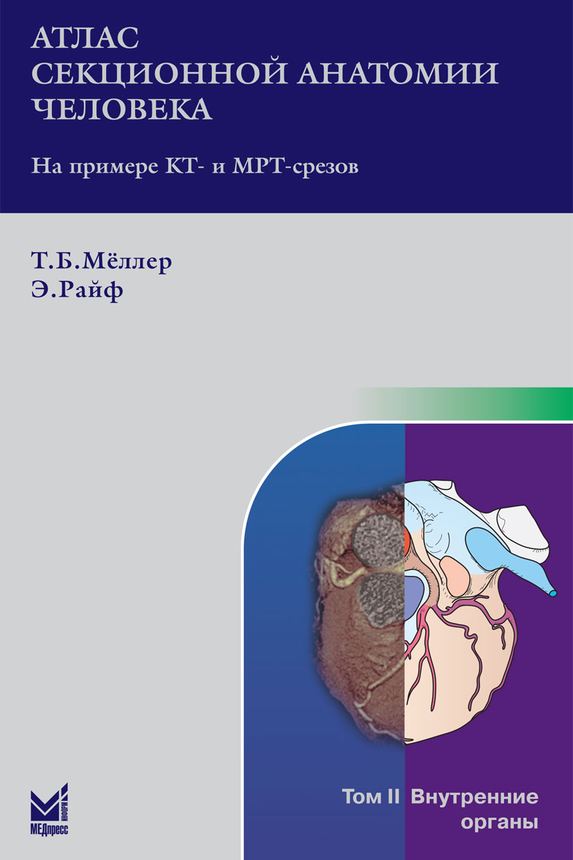 Атлас секционной анатомии. Т.2. Внутренние органы